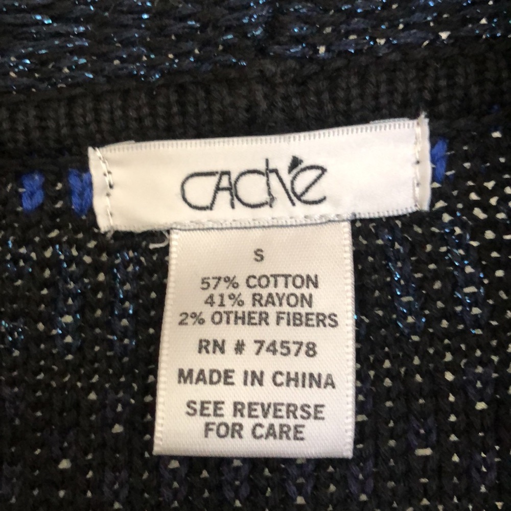 Cache Open Front Cardigan - Picture 2 of 14